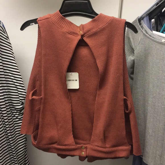 Free People Ribbed Top - Picture 2 of 5